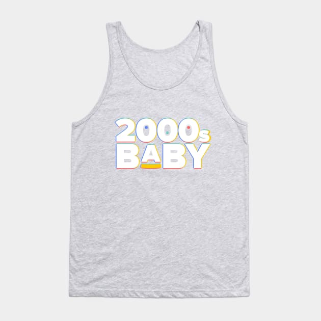 2000s Baby Shirt Generation Z Shirt Tank Top by chrischrisart